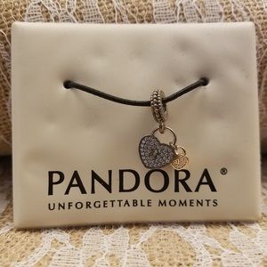 Pandora Heart Lock Charm